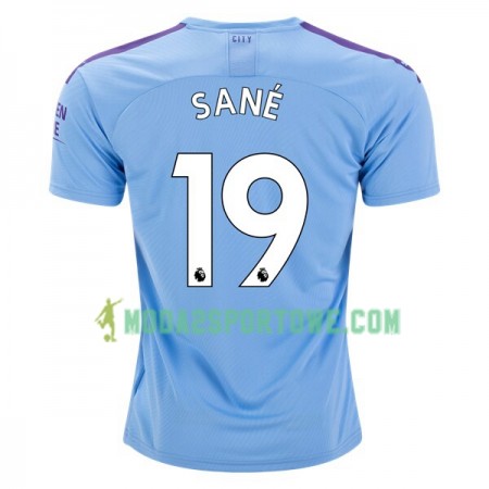 Koszulka Manchester City Sane 19 Domowe Stroje Piłkarskie 2019/20 Krótki Rękaw 